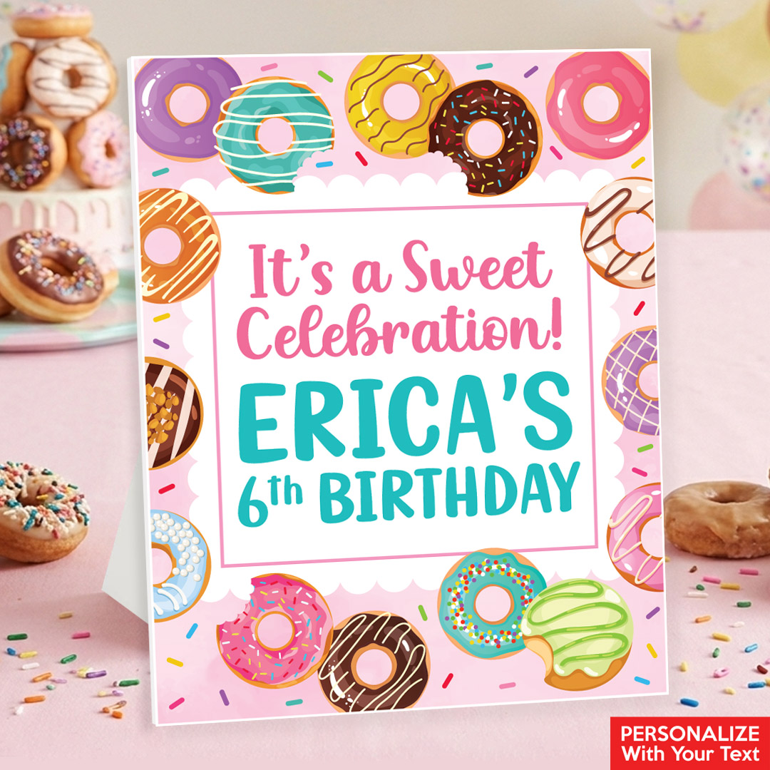 Donut Personalized Birthday 14