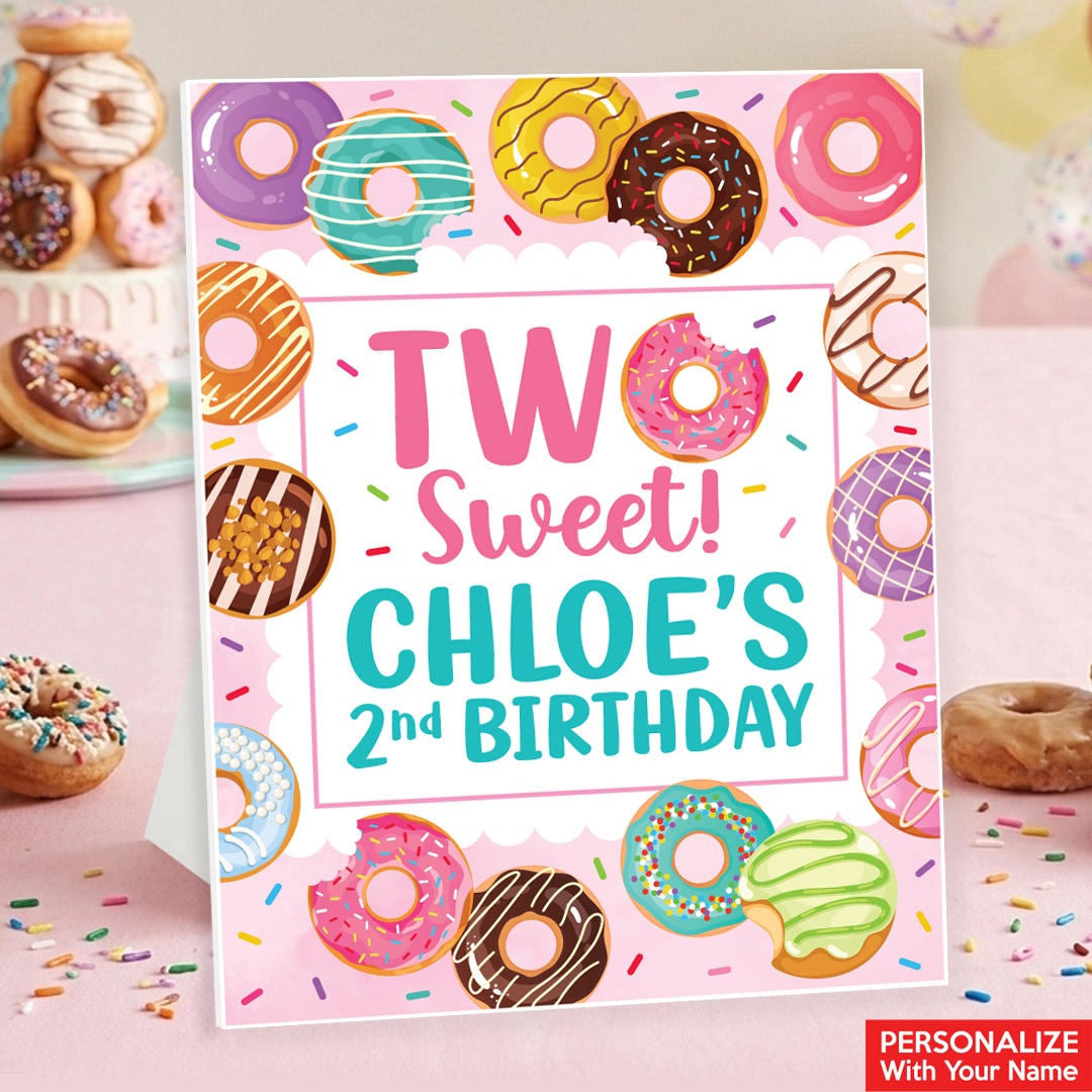Donut Two Sweet Personalized 14