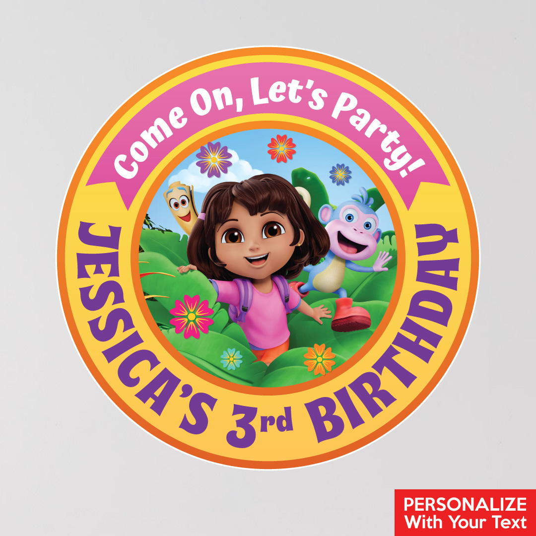 Dora Fun 3D Personalized Name 12
