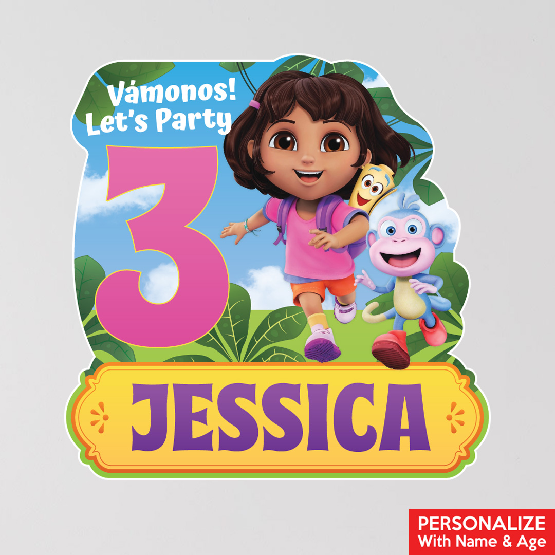 Dora Fun 3D Personalized Name 12
