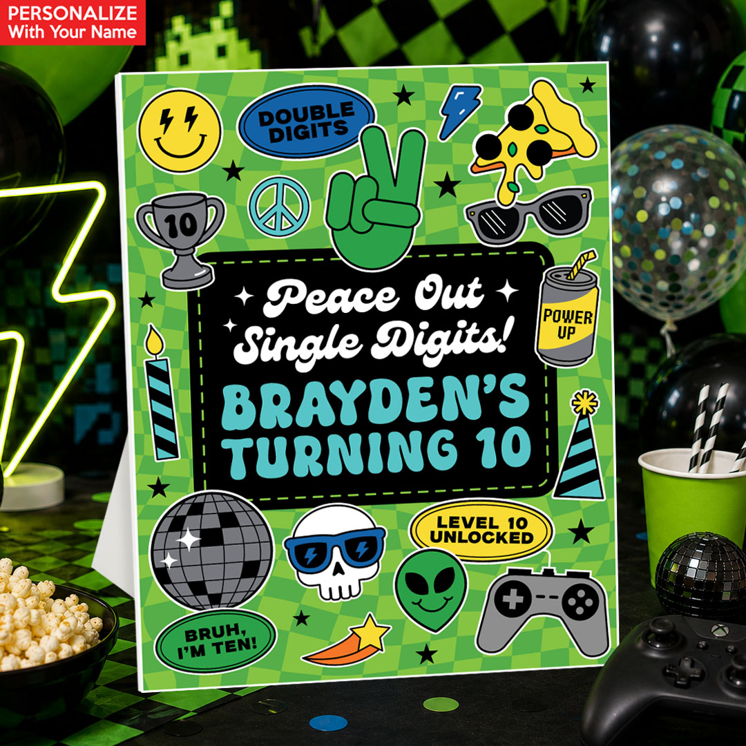 10th Birthday Boy Double Digits Personalized 14
