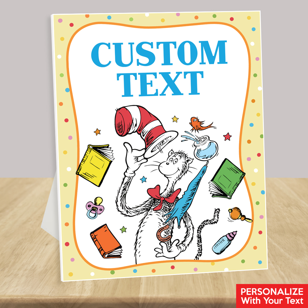 Dr Seuss Baby Shower CUSTOM 14