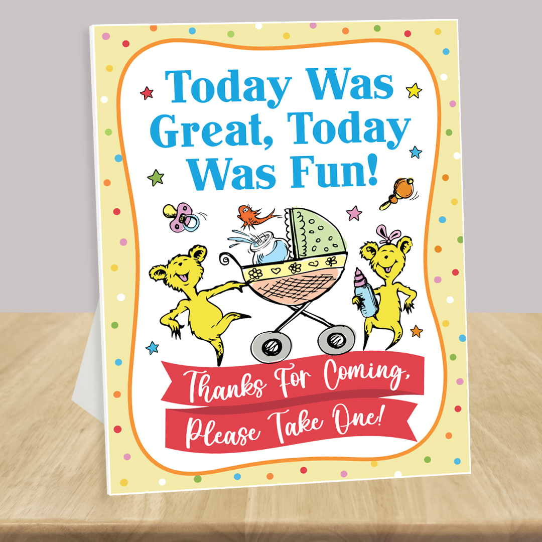 Dr Seuss Baby Shower Favours 14
