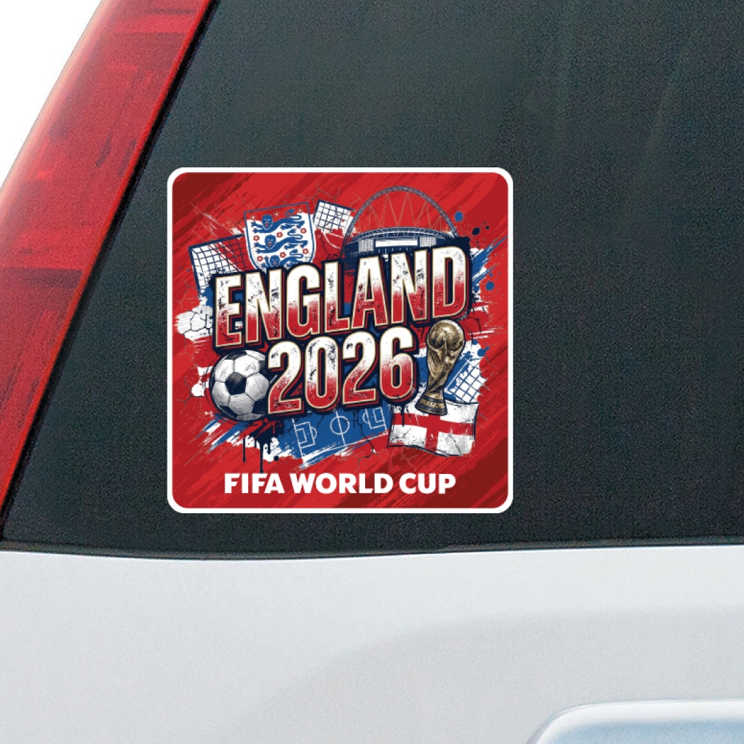 England 2026 FIFA World Cup Soccer Vinyl Decal
