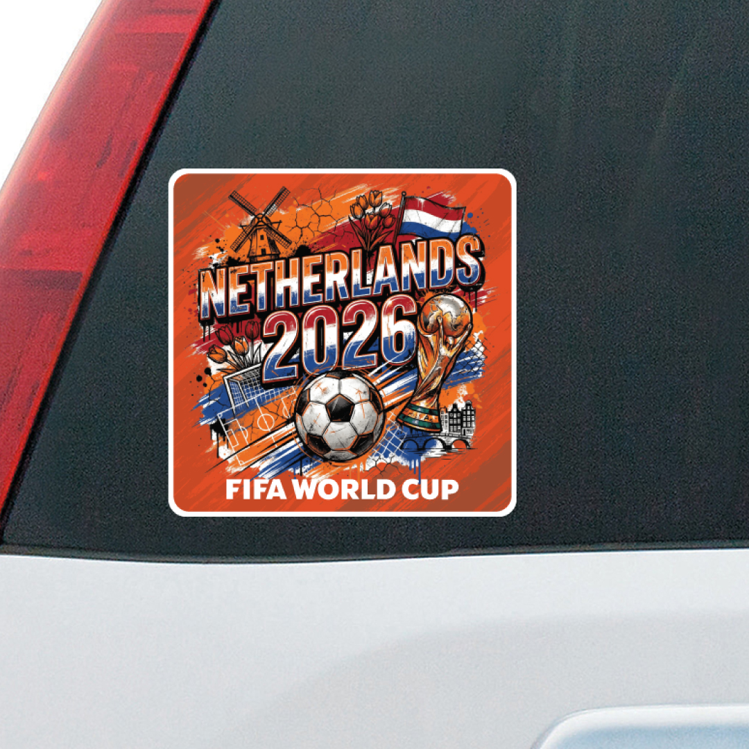Netherlands 2026 FIFA World Cup Soccer Vinyl Decal