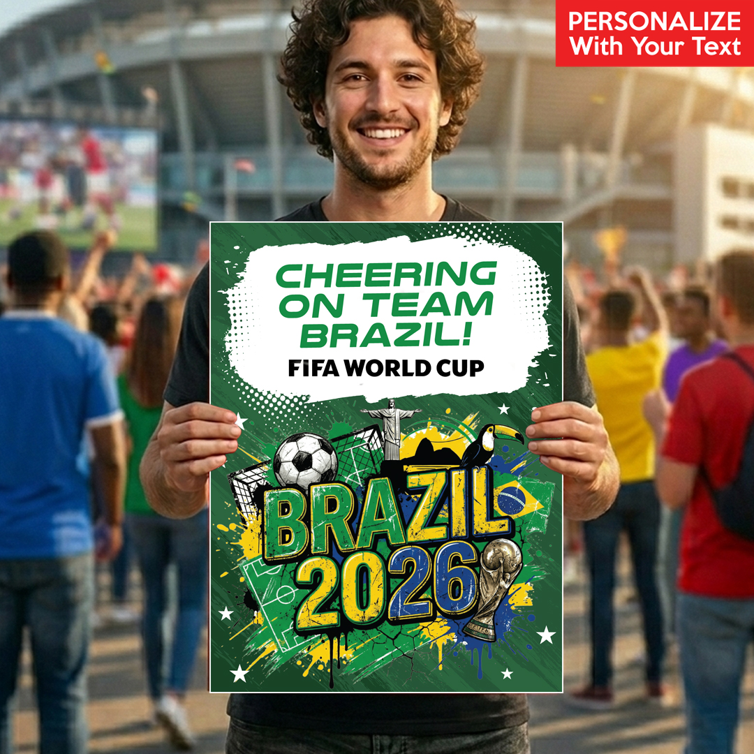 FIFA World Cup Cheer on Brazil Corrugated 24