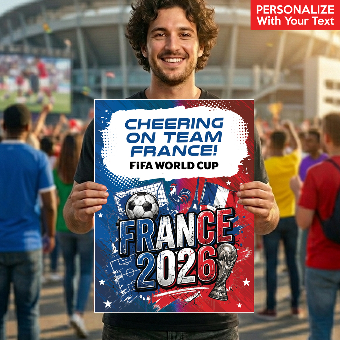 FIFA World Cup Cheer on France Corrugated 24