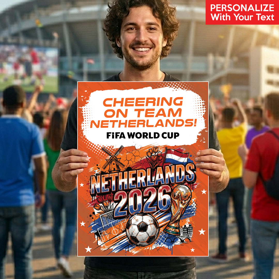 FIFA World Cup Cheer on Netherlands Corrugated 24