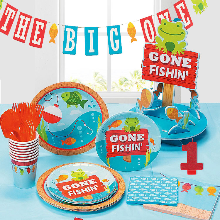 FISHING PARTY CUPS Gone Fishing Party Fishing Party the Big One