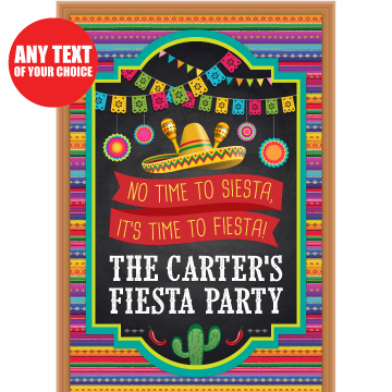 Fiesta Tin Signs  Fiesta Party Supplies