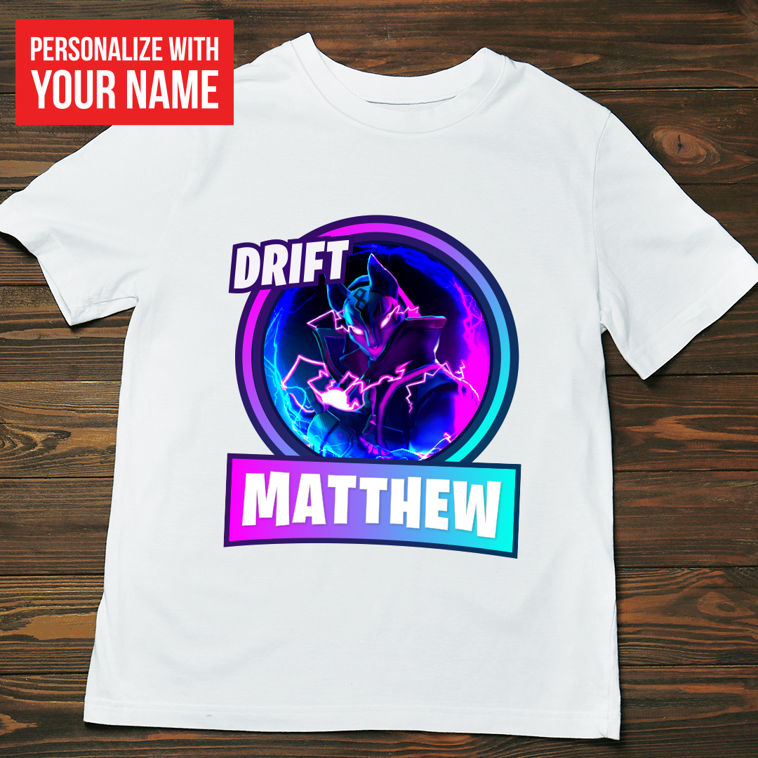 Correctly come across Extremists 55% OFF: Fortnite Drift Personalized T-shirt- Choose Size Party Supplies  Canada - Open A Party