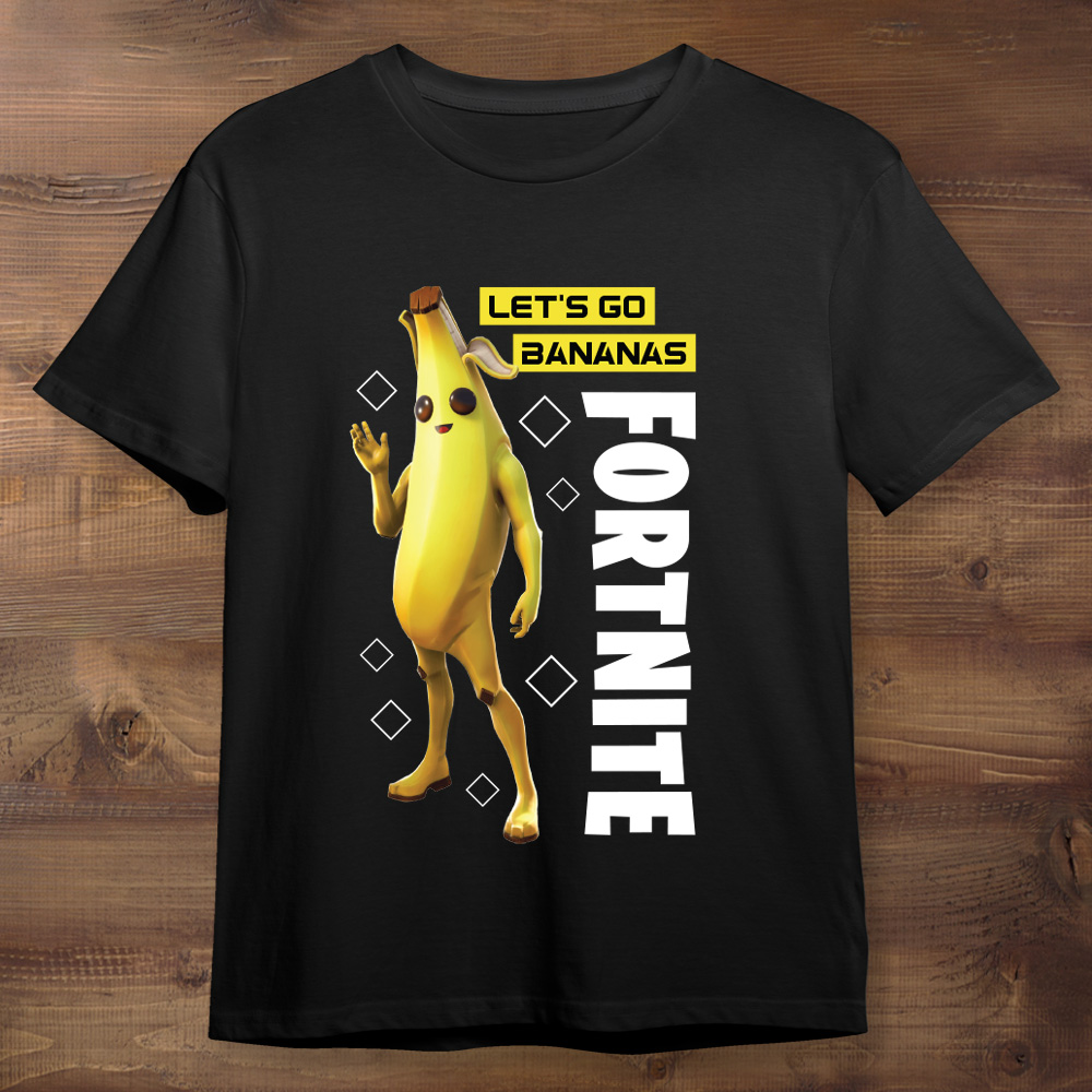 Fortnite Go Bananas Black T-shirt