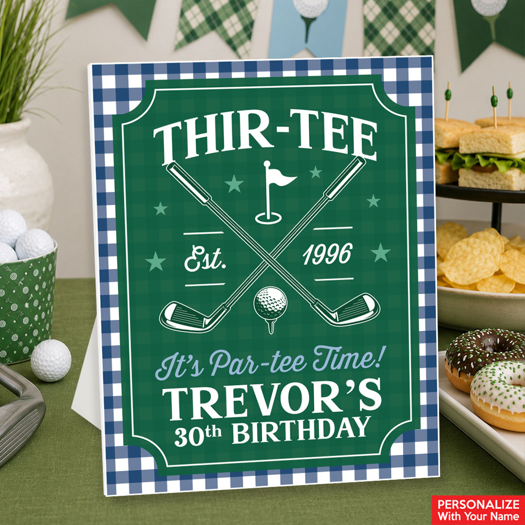 Golf Personalized 30th Birthday 14