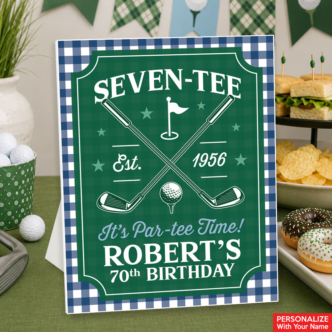 Golf Personalized 70th Birthday 14