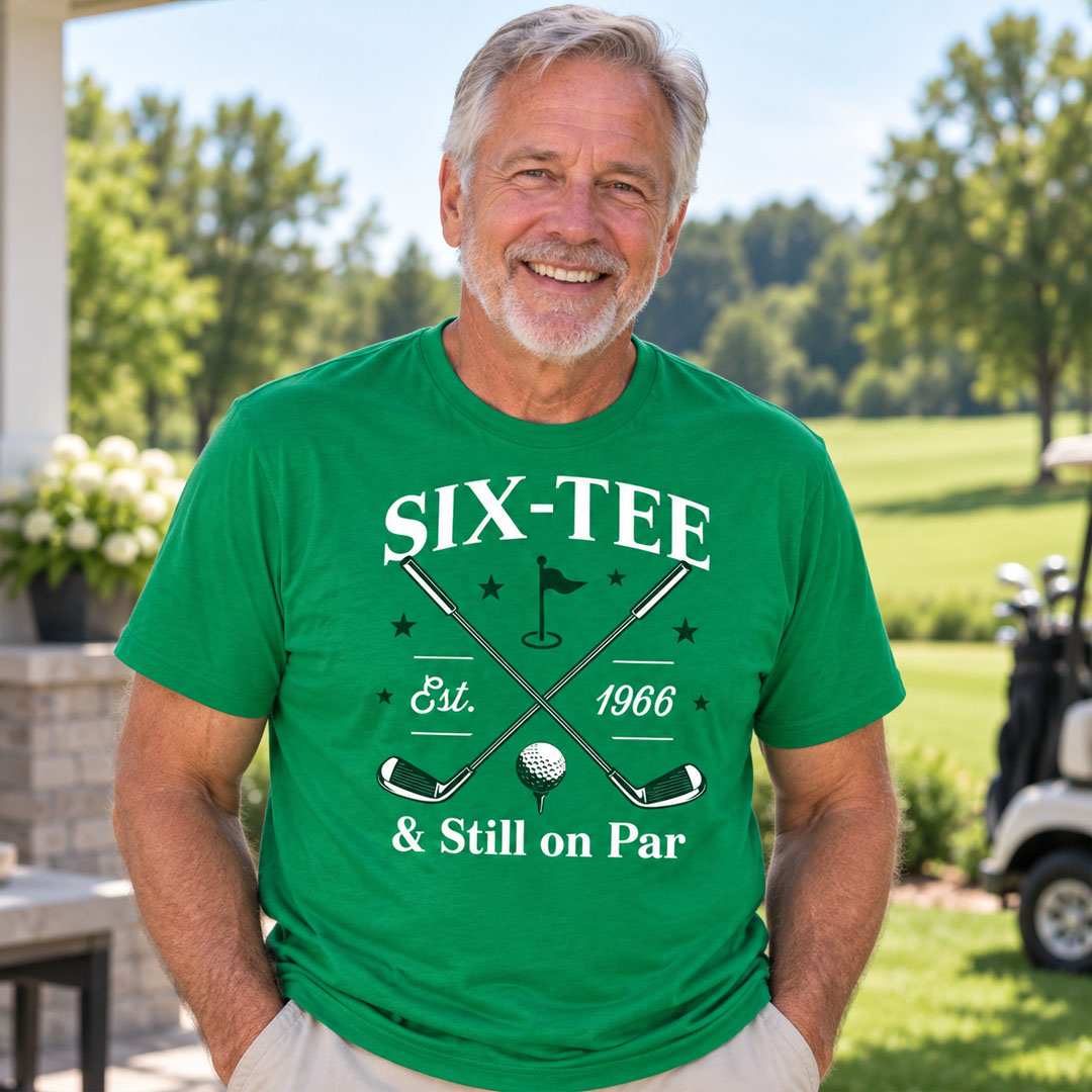 Golf Birthday Custom 60th Birthday Green T-Shirt
