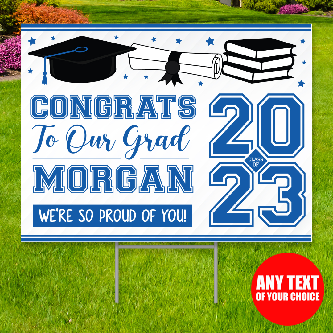 Grad Personalized Yard Signs Party Supplies Canada - Open A Party