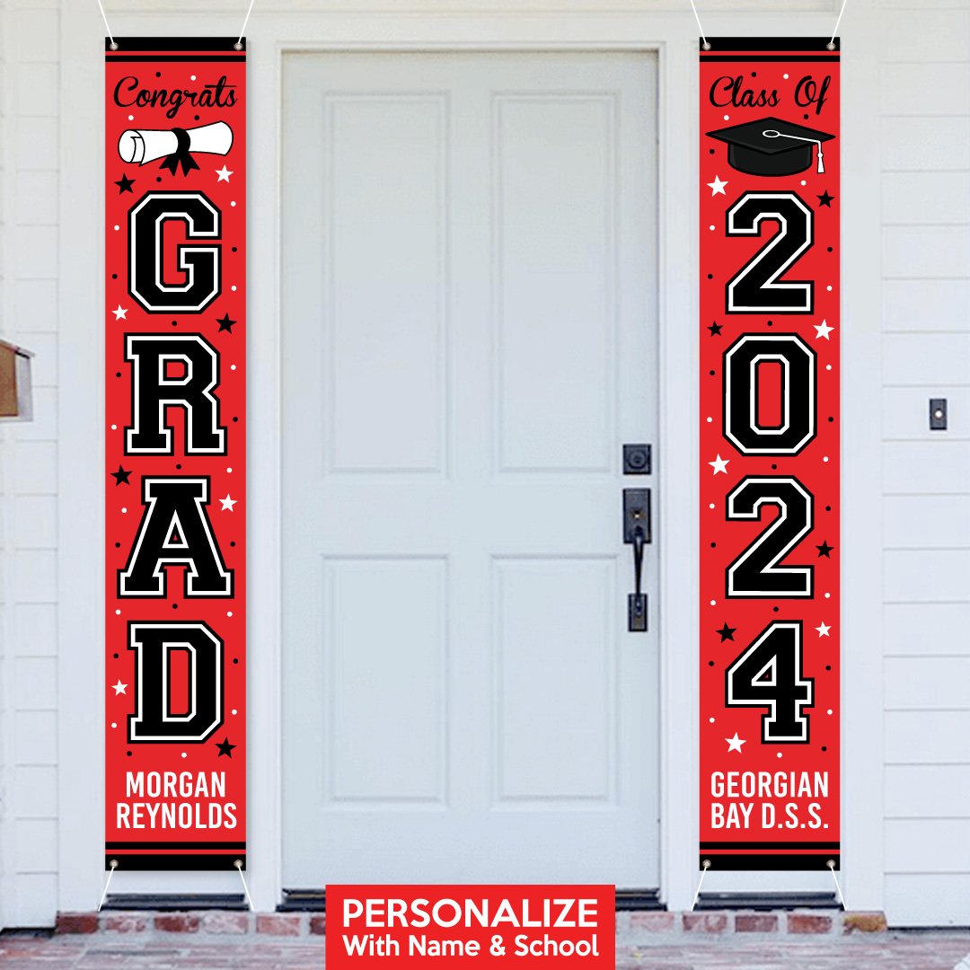 Grad Personalized Banners & Door Signs Party Supplies Canada - Open A Party