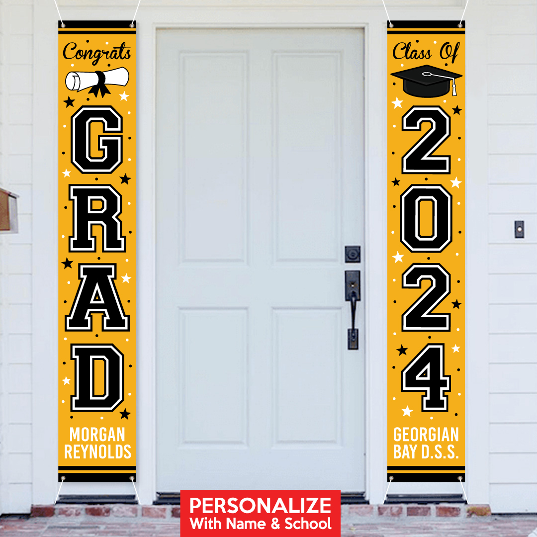 Grad Personalized Banners & Door Signs Party Supplies Canada - Open A Party