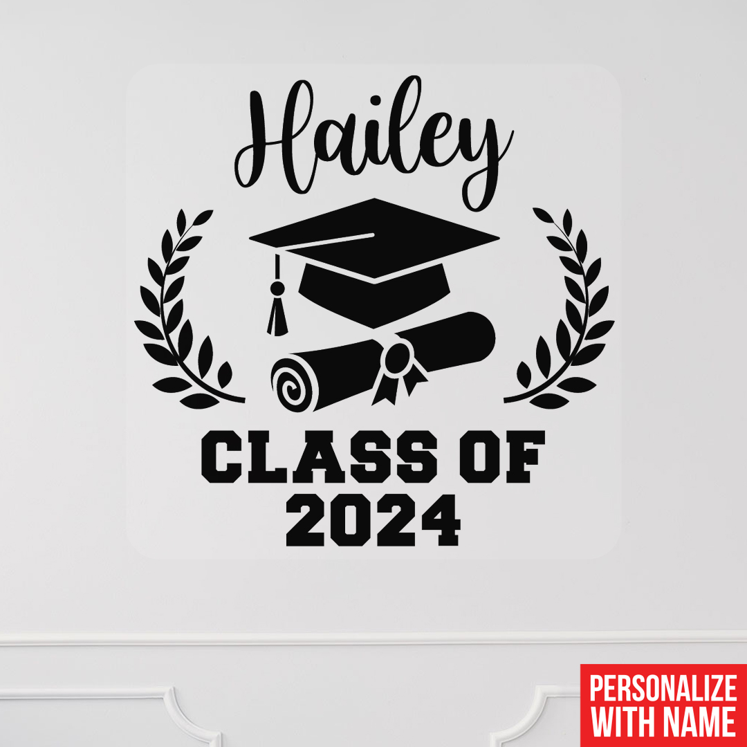 Graduation 2024 Decorations Party Supplies Canada Open A Party   GradNameClassof2024Decal 