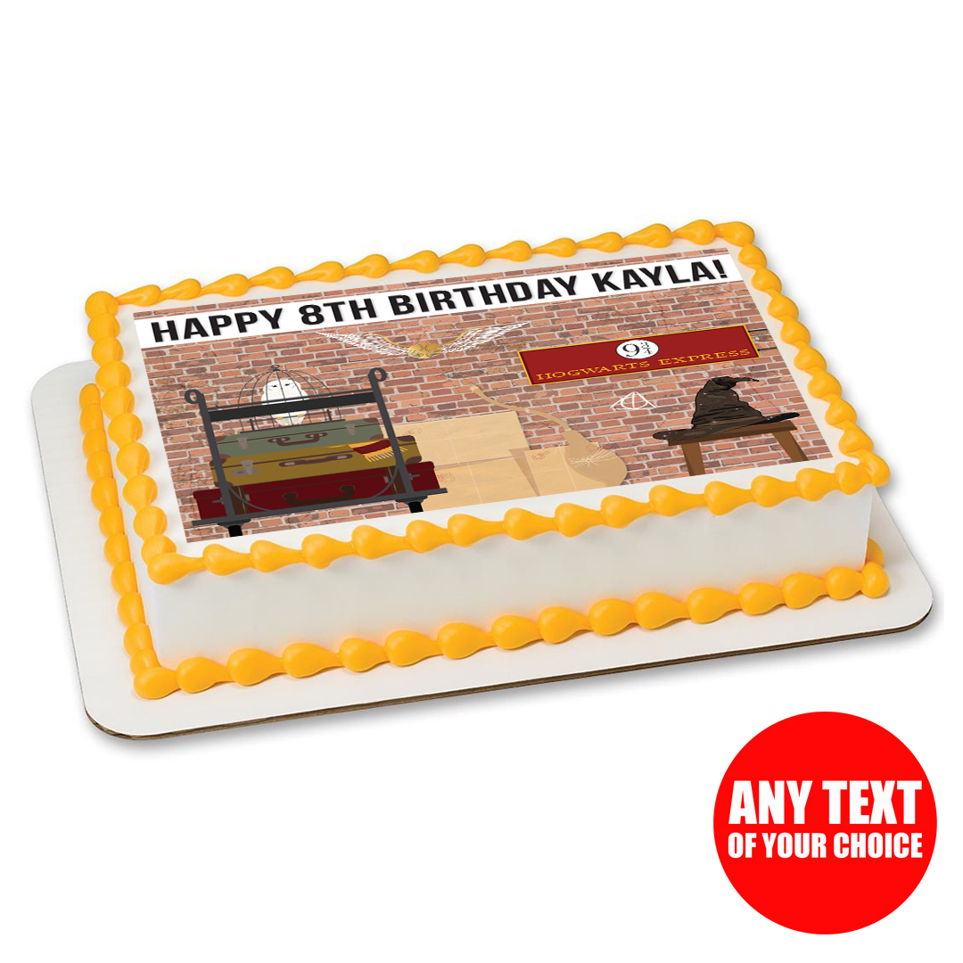 Harry Potter Personalizable Edible Icing Party Supplies Canada