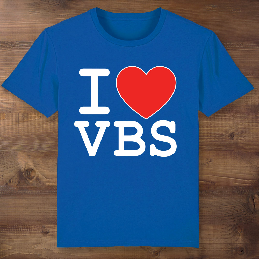 I Love VBS Blue T-Shirt