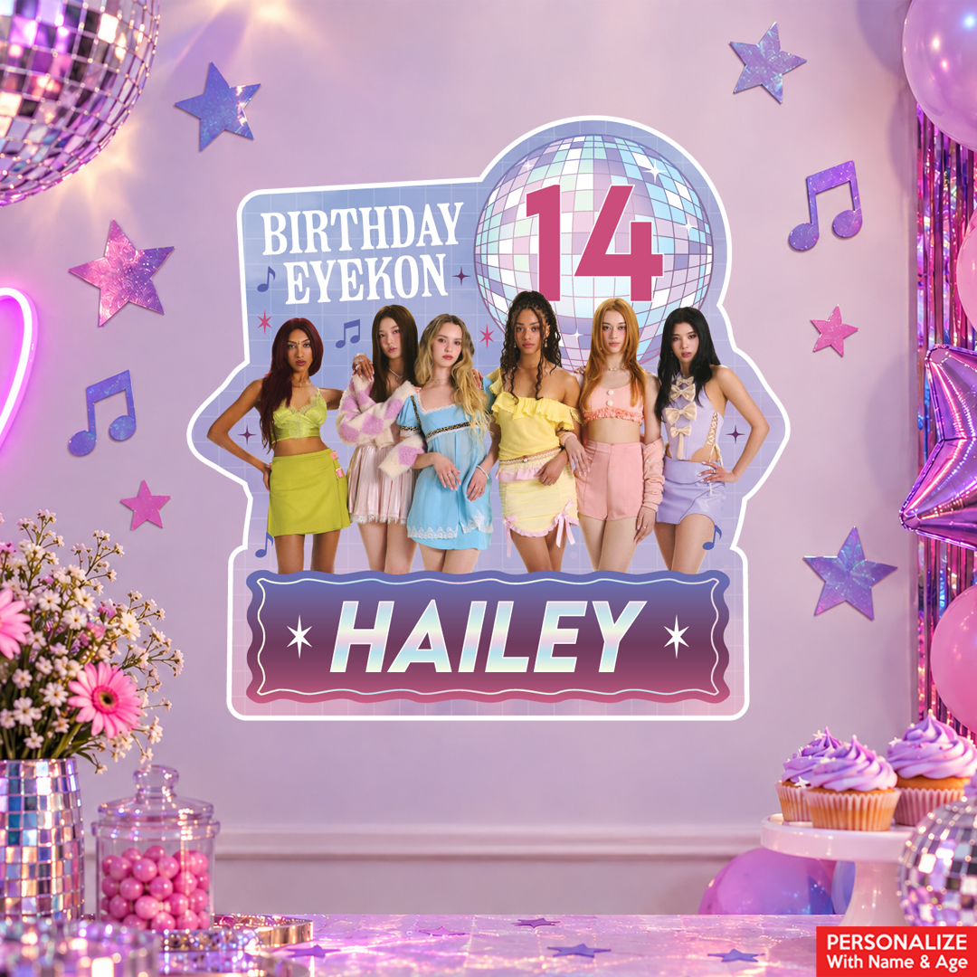 Katseye Personalized Birthday Name & Age 12