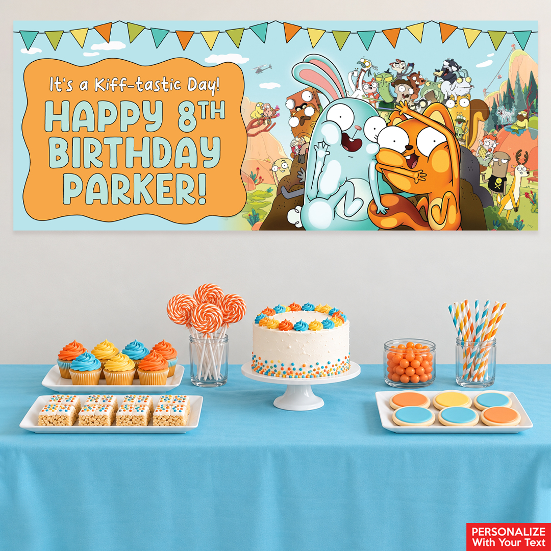 Kiff PERSONALIZED Giant Vinyl Banner