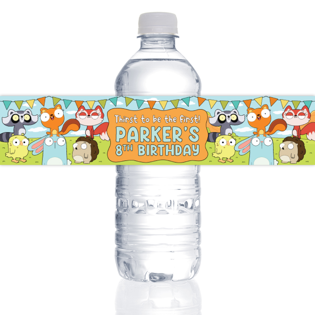 Kiff PERSONALIZED VINYL Bottle Labels - 10 PK