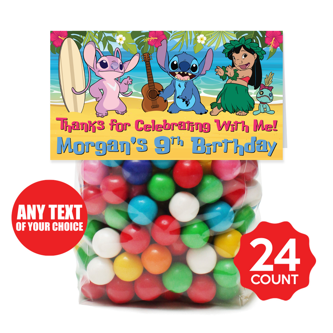 10 Lilo and Stitch Birthday Party Favors Personalized Thank You
