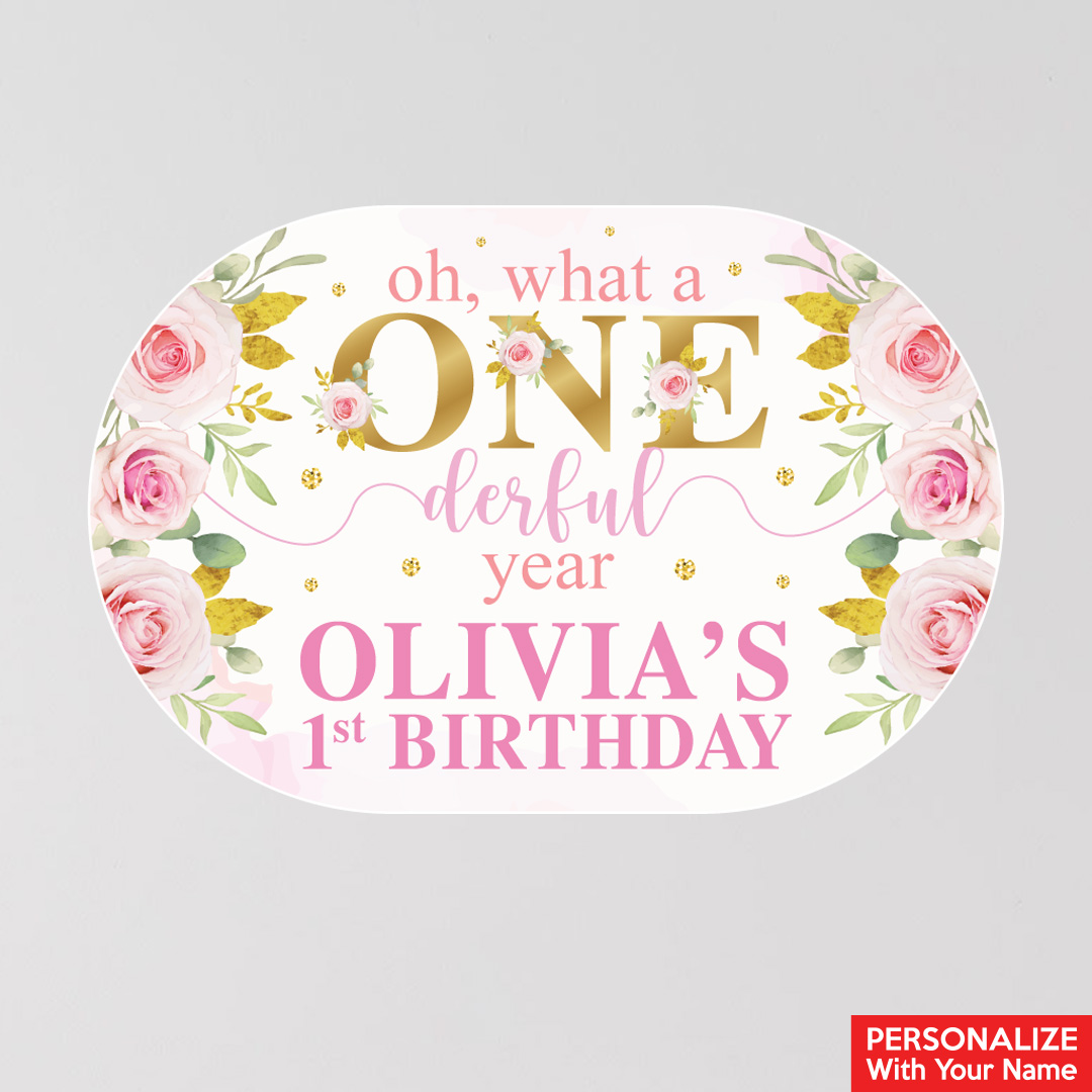 What A One-derful Year Personalized Name 12