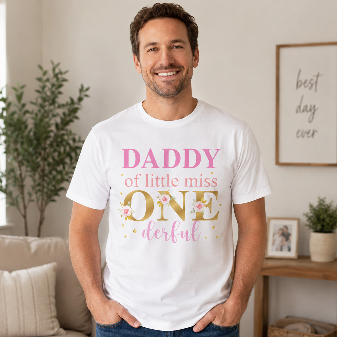 Miss Onederful Daddy T-shirt