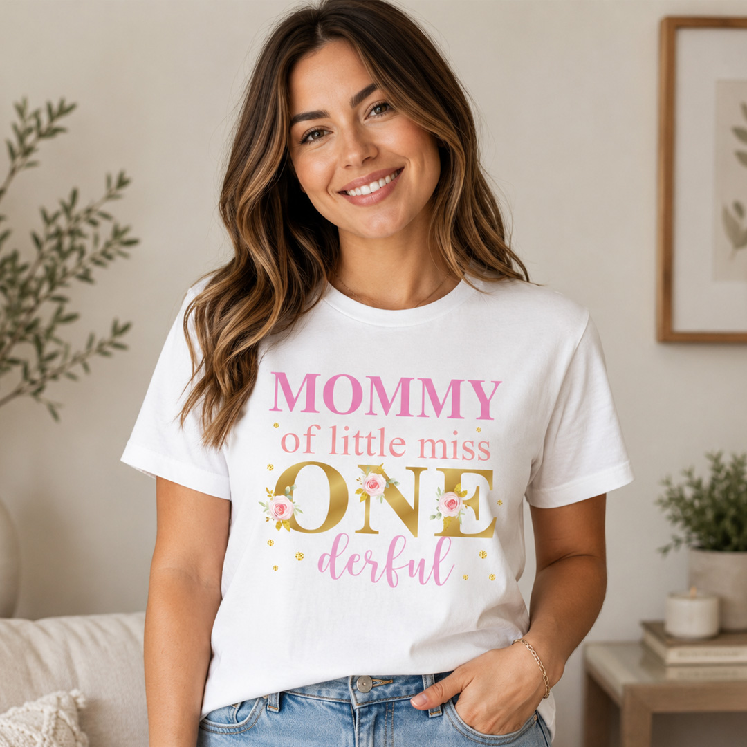 Miss Onederful Mommy T-shirt
