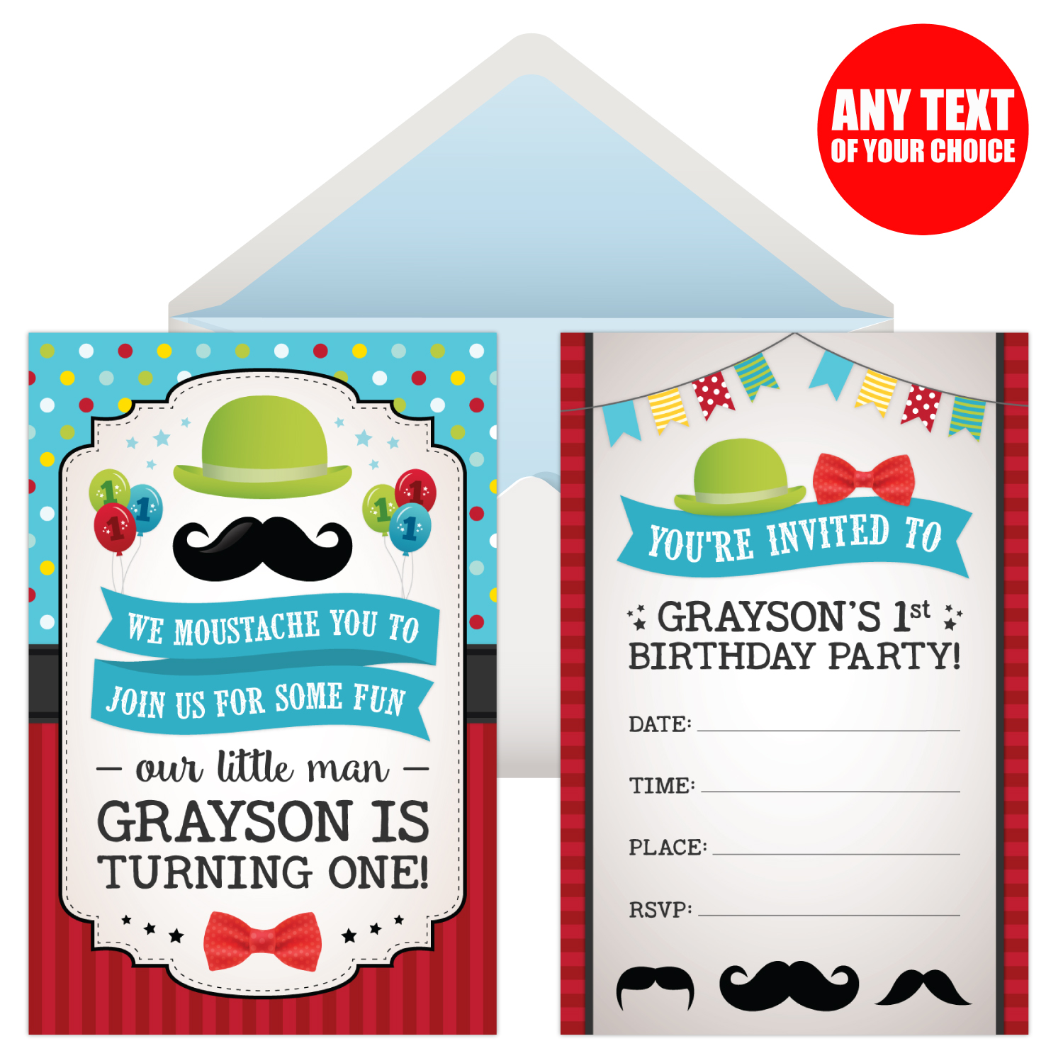 Little Moustache Mustache 1st Birthday Party Supplies Canada - kids roblox party decoration supplies editable invitation vinyl banner