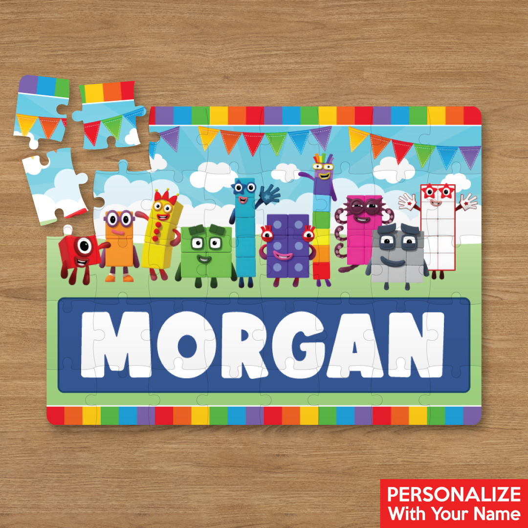 Personalized 30pc Numberblocks Puzzle w/ Name
