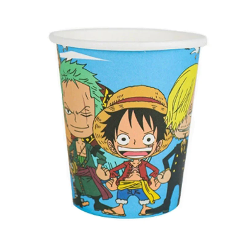 One Piece Anime Paper Cups - 10PK