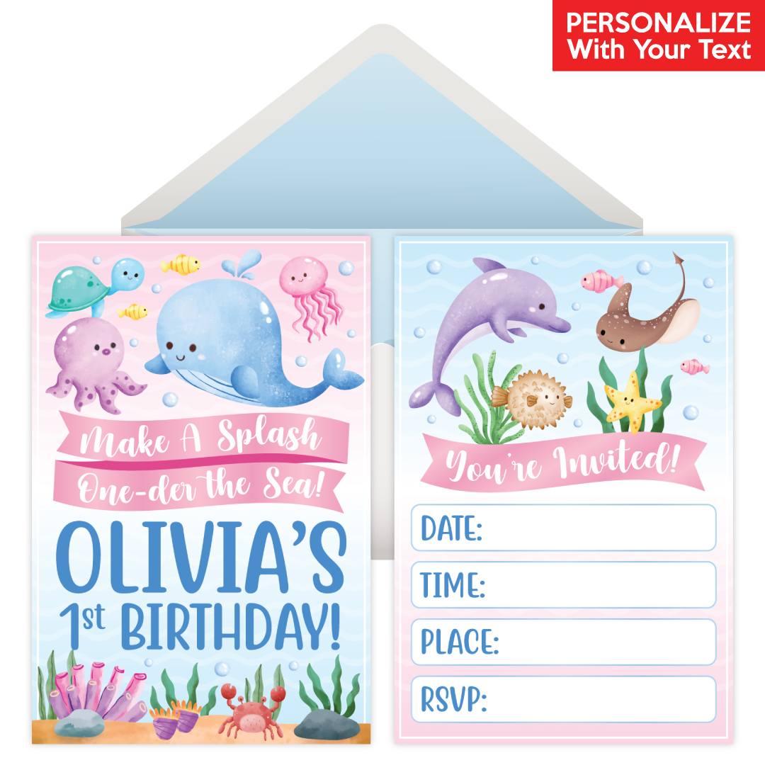 One-der the Sea 1st Birthday