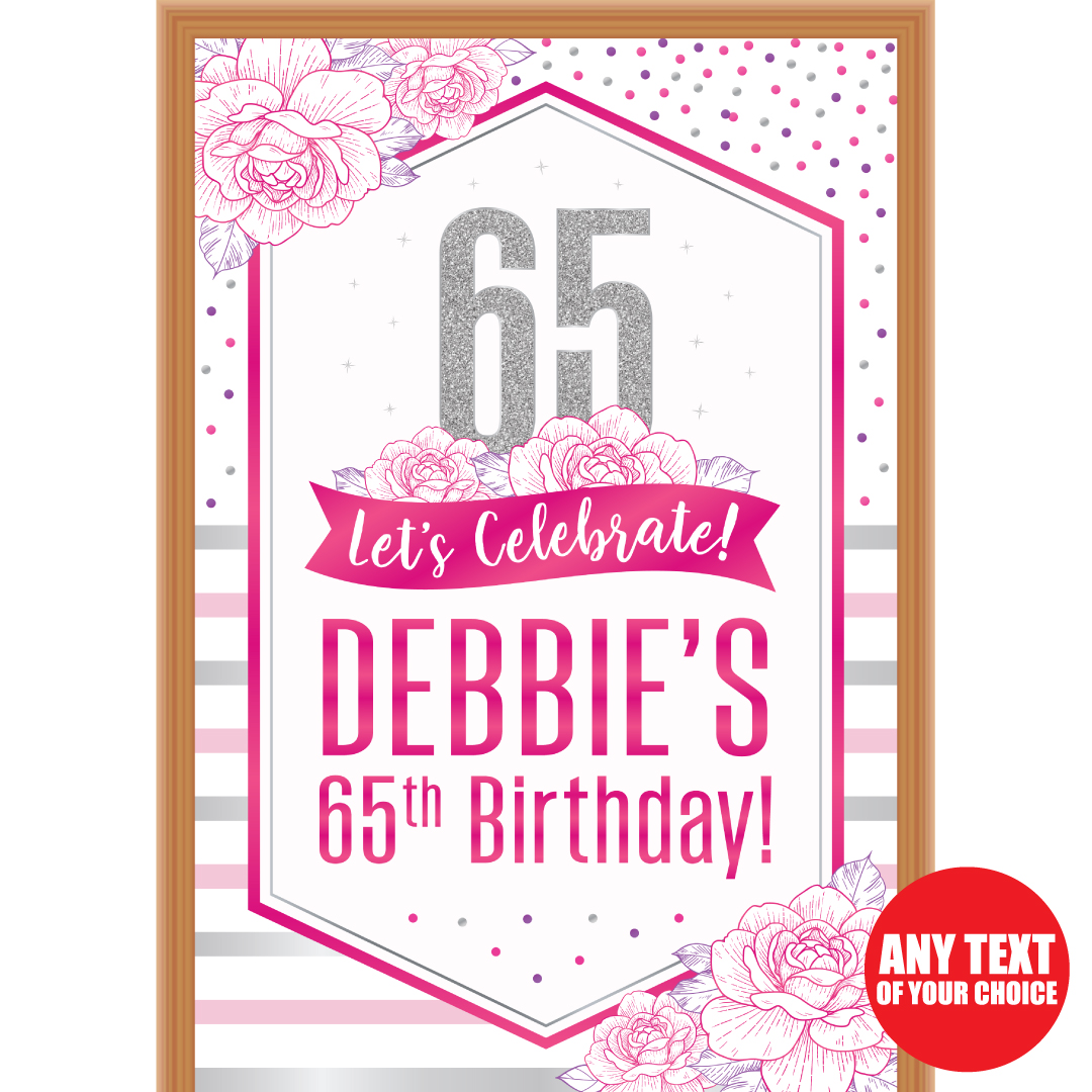 65th Birthday Party Decorations Canada | Shelly Lighting
