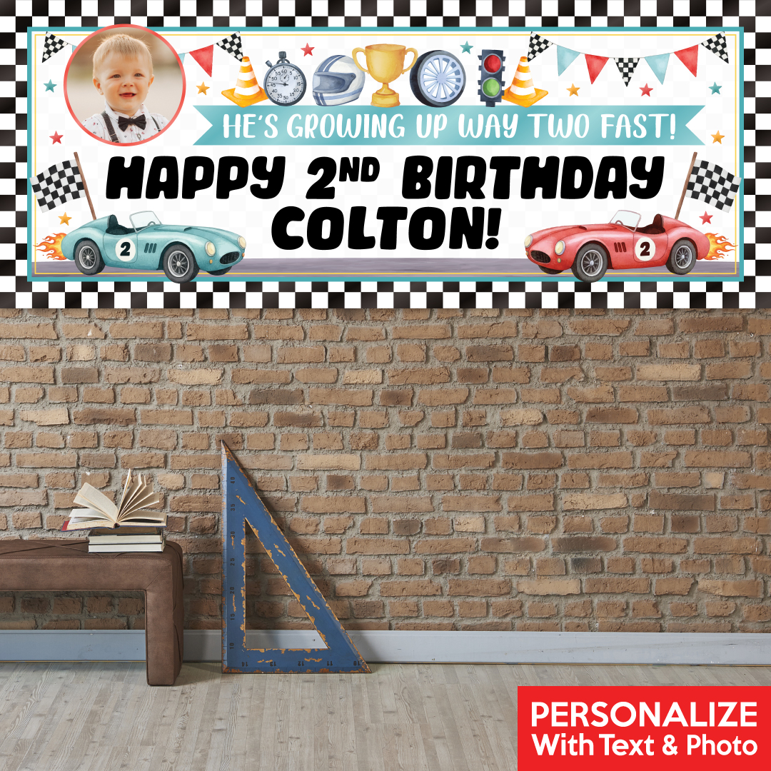 Racing Two Fast Banner