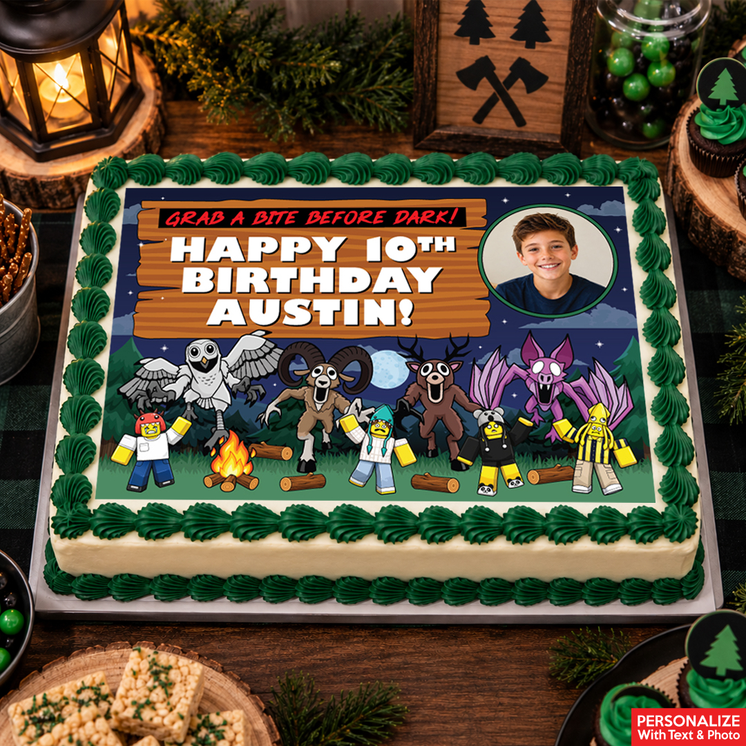 Roblox 99 Nights PHOTO Personalized Edible Icing