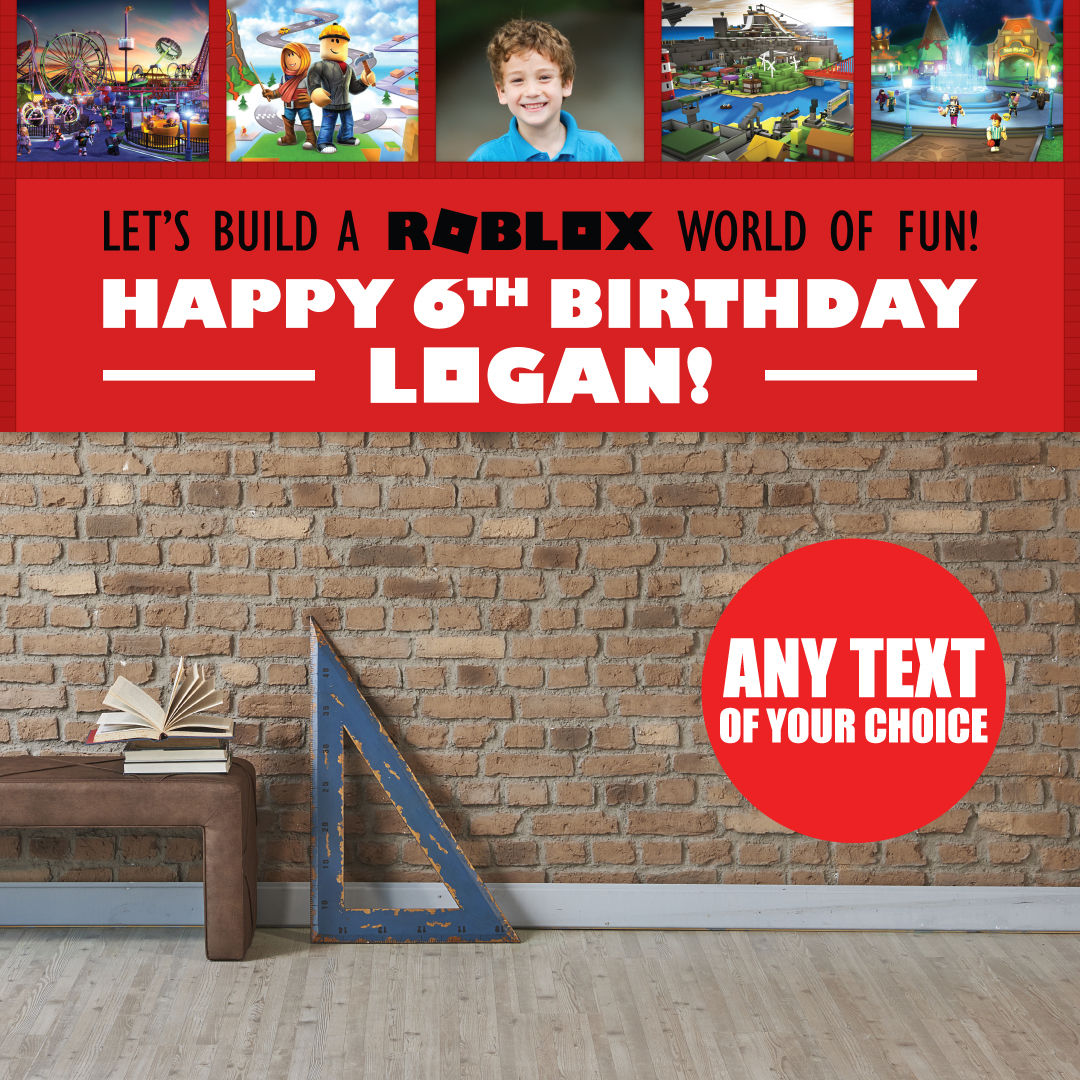 Roblox Birthday Party Supplies Party Supplies Canada Open A Party - roblox happy birthday sign roblox birthday banner roblox