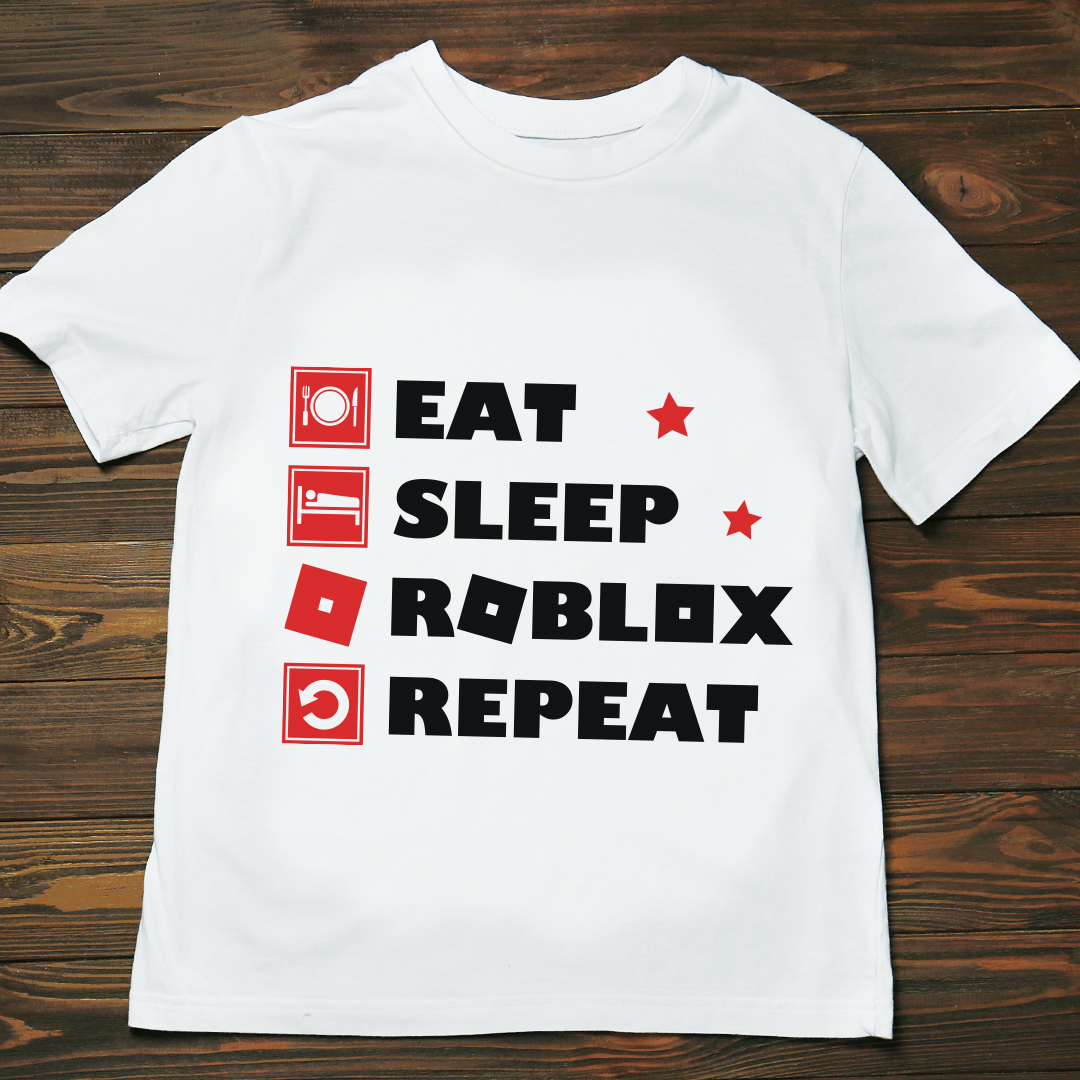 Men's Eat. Sleep. ROBLOX. T-shirt Small White 