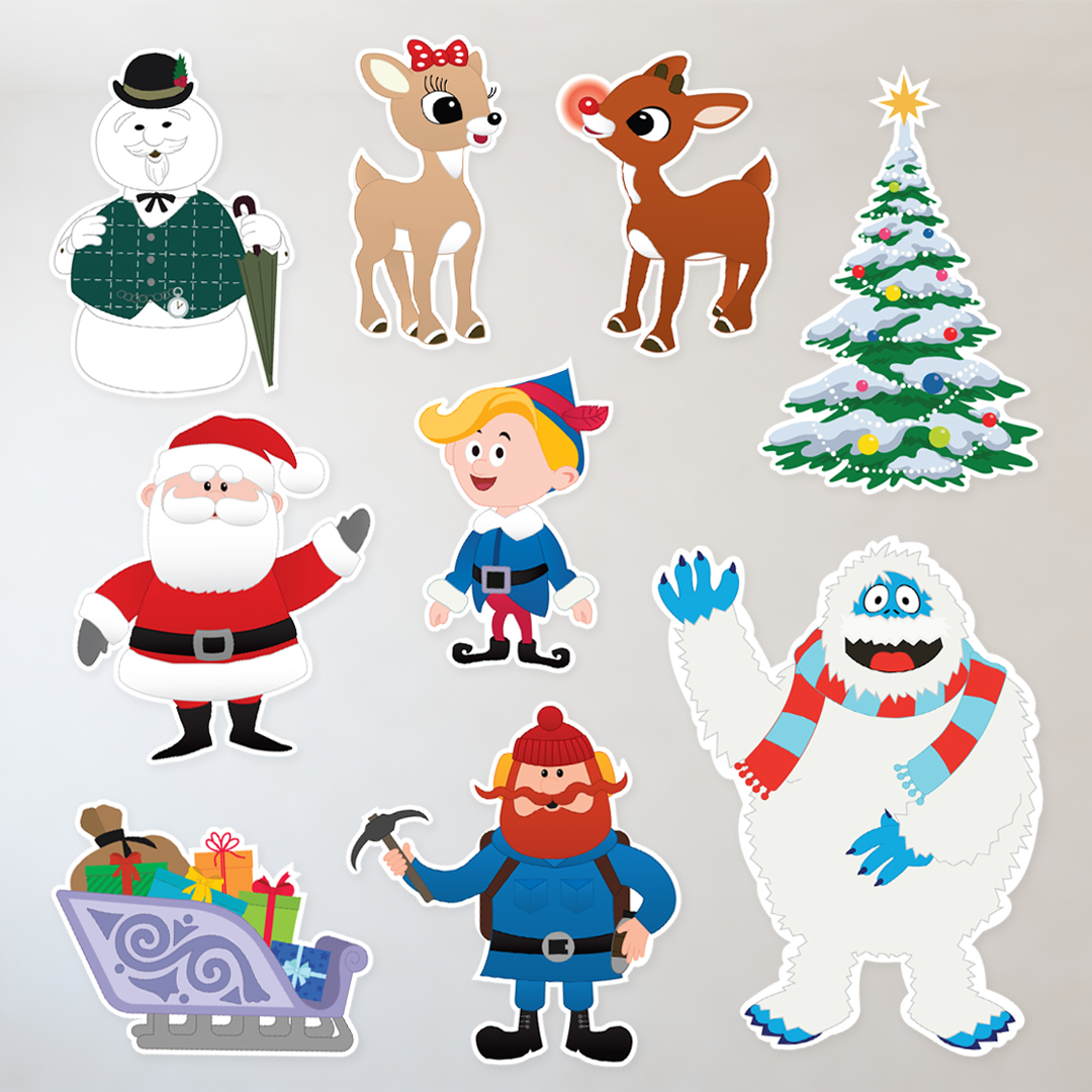 30% OFF: Rudolph The Red Nosed Reindeer BIG Cutouts - 9 PACK Party Supplies  Canada - Open A Party