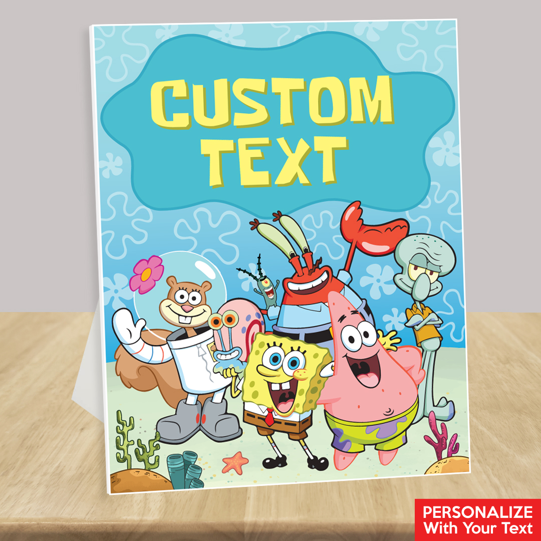 SpongeBob SquarePants Custom Text 14
