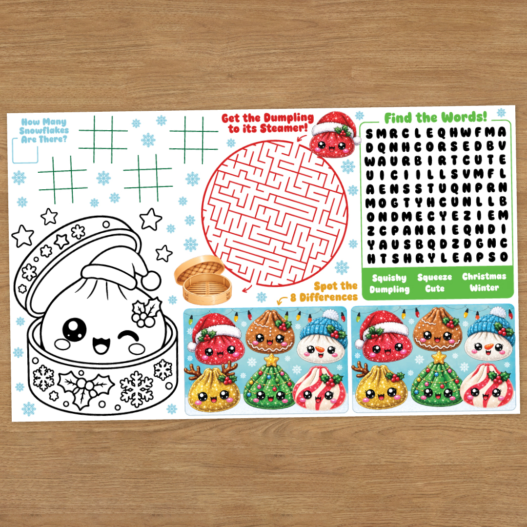 *PERSONALIZED Squishy Dumpling Christmas Eve Gift Box Set