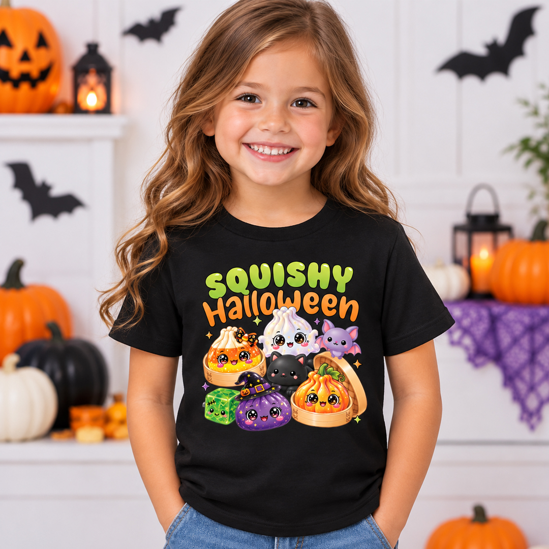 Squishy Halloween Black Shirt
