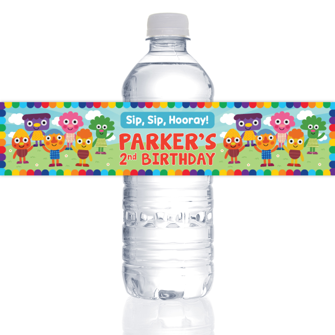 Super Simple Songs PERSONALIZED VINYL Bottle Labels - 10 PK