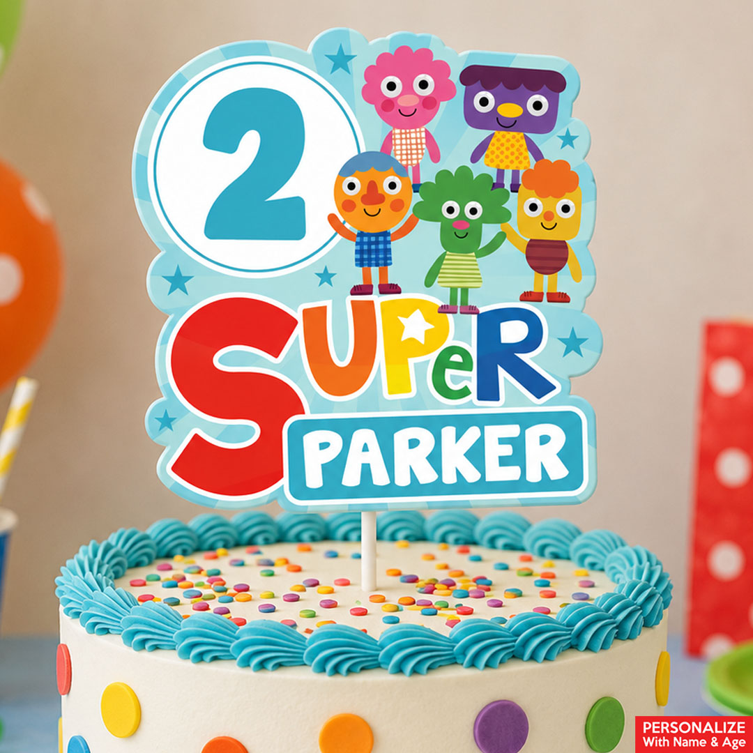 10th Birthday Girl PERSONALIZED Cake Pick Topper