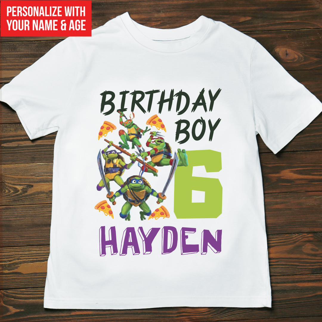 Ninja Turtles Raphael Custom birthday shirt