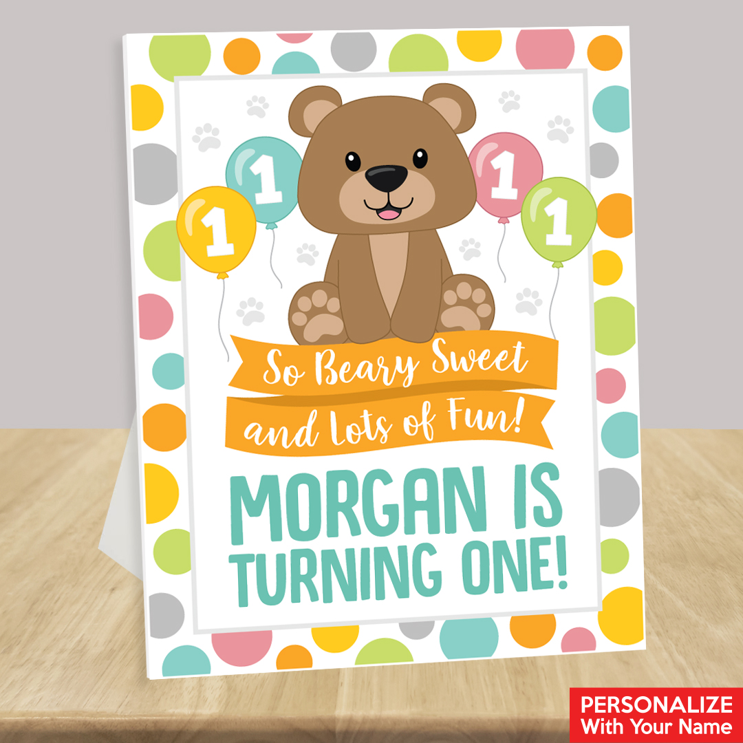 Teddy Bear1st Personalized Birthday 14