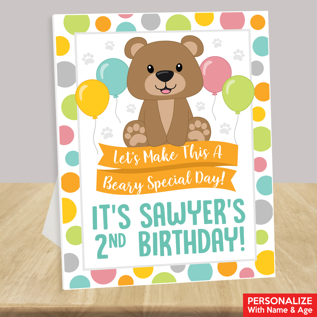 Teddy Bear Personalized Birthday 14